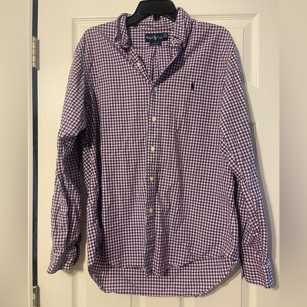 Ralph Lauren Purple Button Down Shirt